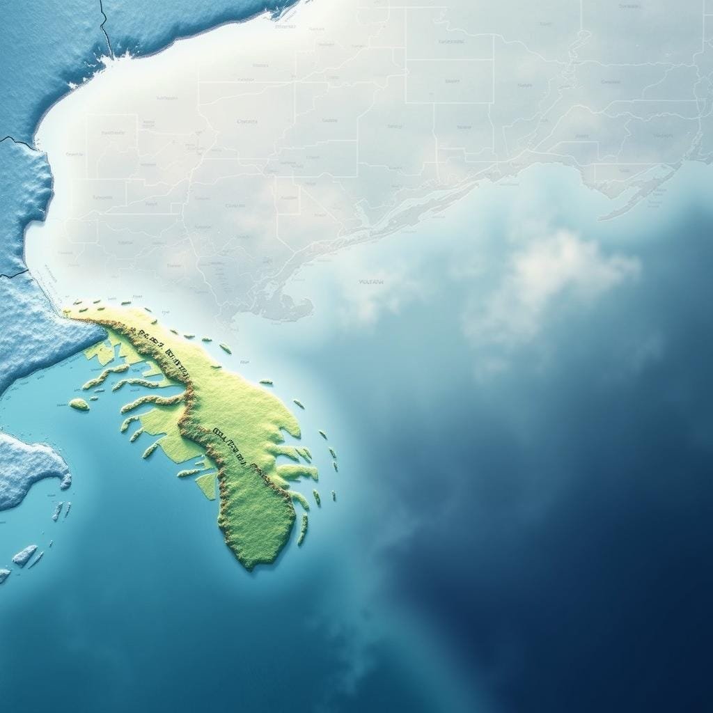 A coastal map of the Northeast and Mid-Atlantic regions, showcasing prime weakfish habitats. In the foreground, a detailed bathymetric chart highlights underwater structures, channels, and areas of varying depths - prime feeding grounds for the prized weakfish. The middle ground depicts a satellite-inspired view of the coastline, with major river estuaries, bays, and inlets clearly delineated. In the background, a subtle haze evokes the atmospheric conditions that influence weakfish movements and behavior. The lighting is soft and diffused, casting a warm, inviting glow over the scene. The overall composition conveys a sense of exploration and discovery, inviting the viewer to plan their next weakfish-hunting adventure. A coastal map of the Northeast and Mid-Atlantic regions, showcasing prime weakfish habitats. In the foreground, a detailed bathymetric chart highlights underwater structures, channels, and areas of varying depths - prime feeding grounds for the prized weakfish. The middle ground depicts a satellite-inspired view of the coastline, with major river estuaries, bays, and inlets clearly delineated. In the background, a subtle haze evokes the atmospheric conditions that influence weakfish movements and behavior. The lighting is soft and diffused, casting a warm, inviting glow over the scene. The overall composition conveys a sense of exploration and discovery, inviting the viewer to plan their next weakfish-hunting adventure.