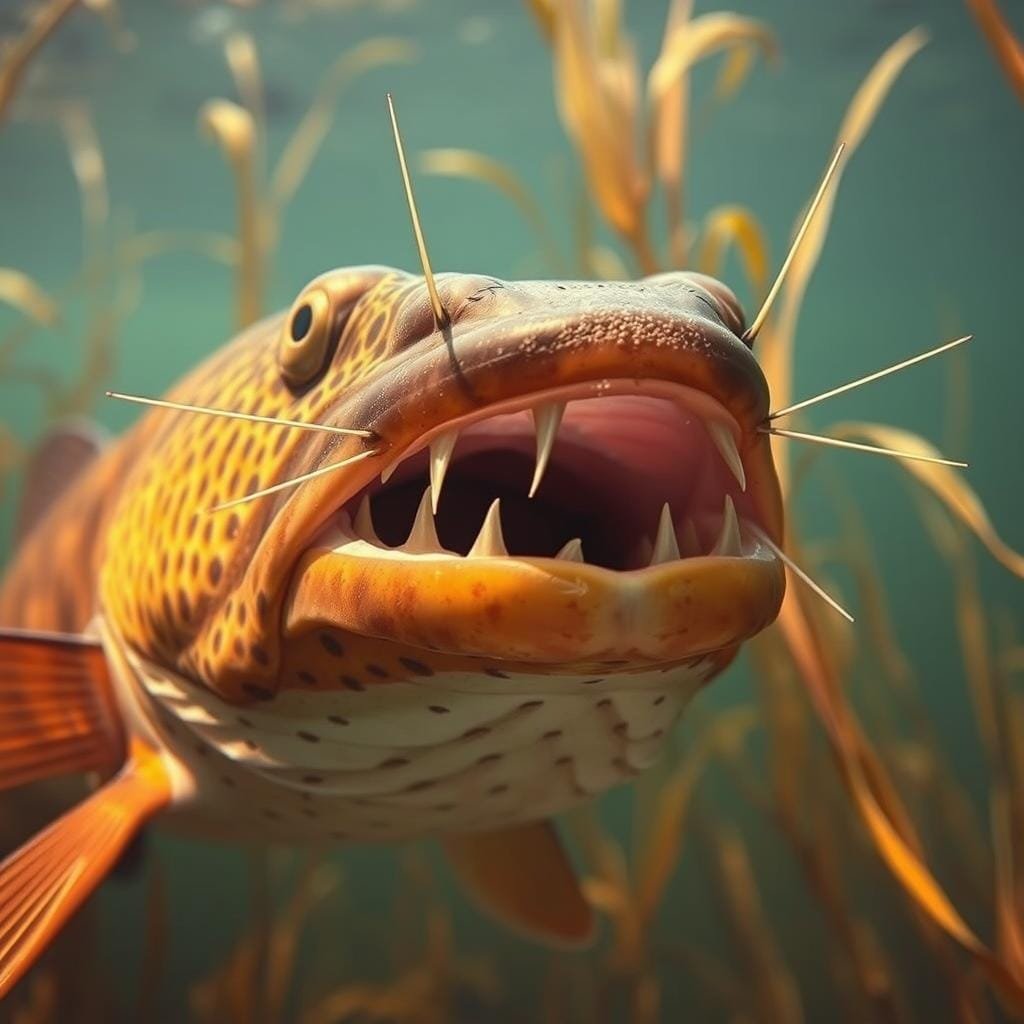 What does flathead catfish eat