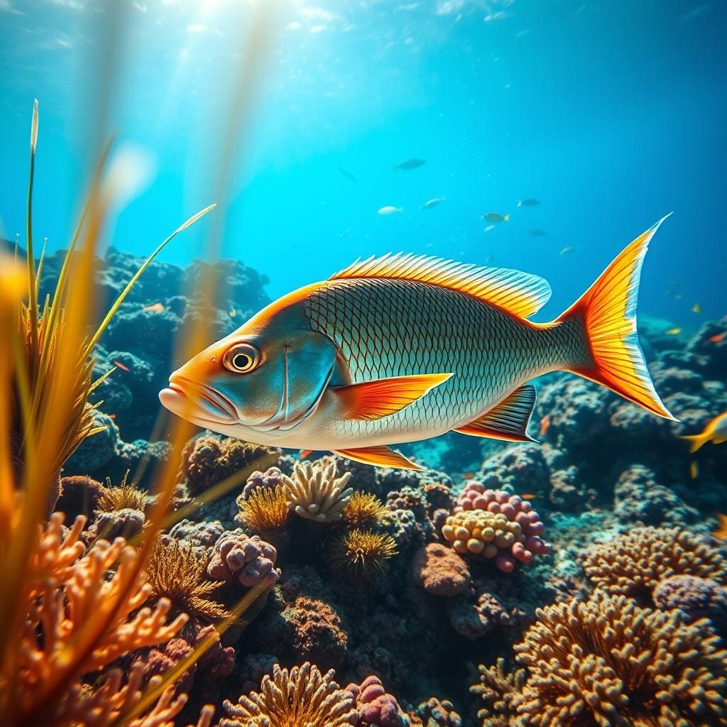 What does snapper eat