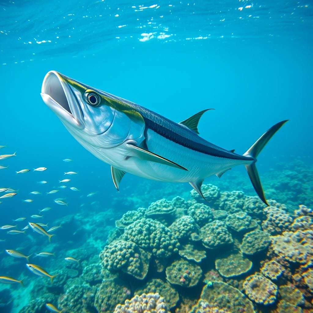 What does spanish mackerel eat